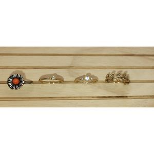 Various Rings Costume Jewelry, Statement Rings, Gold Tone Rings, Gemstone Rings